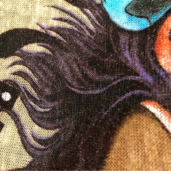 Y2k cowgirl hello graphic fashion western knit shirt Japan Size Medium - Picture 5 of 6